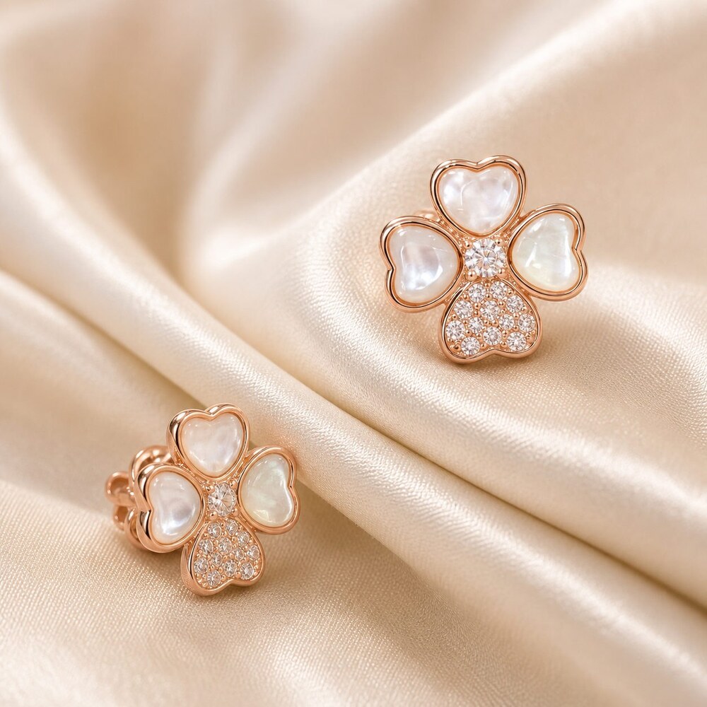 Van Cleef & Arpels Elegant Signature Earrings Style 3 | New with Box - Picture 7 of 9
